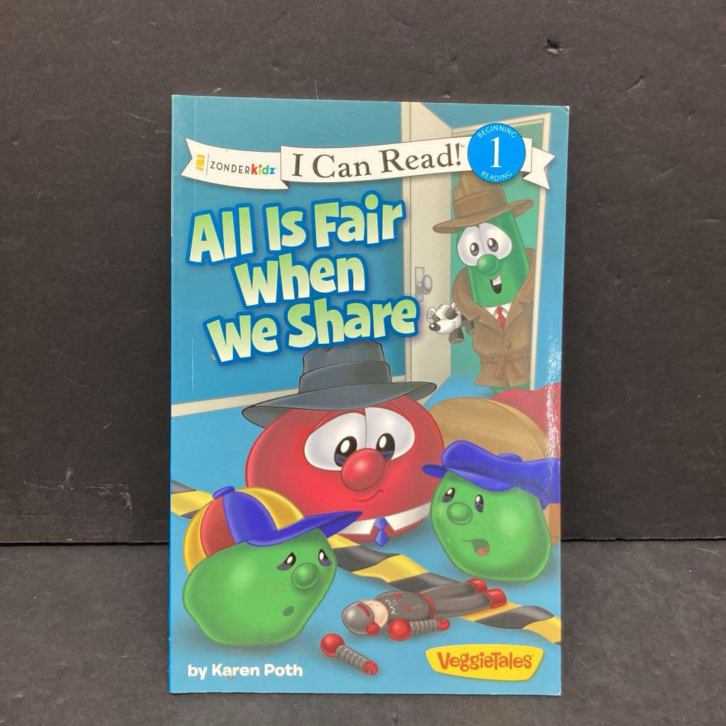 All Is Fair When We Share Veggietales (I Can Read Level 1) -religion character reader