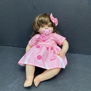 Reborn Baby Doll w/Pacifier in Polka Dot Outfit (Kaydora)