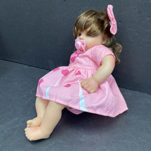 Load image into Gallery viewer, Reborn Baby Doll w/Pacifier in Polka Dot Outfit (Kaydora)
