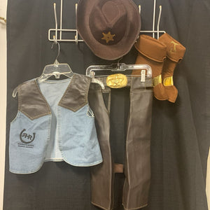 5pc Sheriff Cowboy Outfit