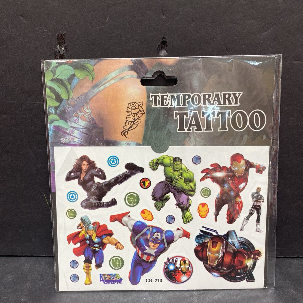 Buy Superhero Tattoos, Kids Temporary Tattoo Online in India - Etsy