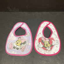 Load image into Gallery viewer, 2pk Minnie Mouse Bibs
