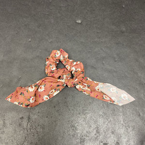 3pk Floral Bow Scrunchies