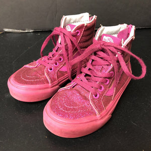 Girls Sparkly High Top Sneakers