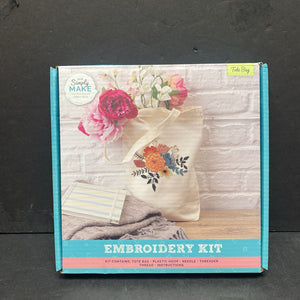 Embroidery Tote Bag Kit (NEW) (Simply Make)