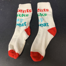 Load image into Gallery viewer, Girls Christmas &quot;Presents...&quot; Socks

