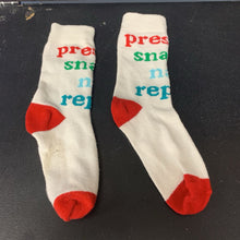Load image into Gallery viewer, Girls Christmas &quot;Presents...&quot; Socks
