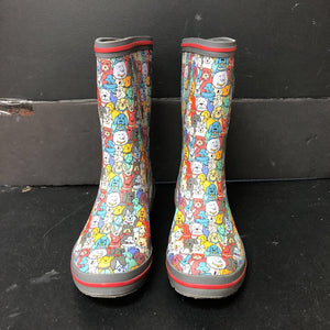 Girls Dog Rain Boots
