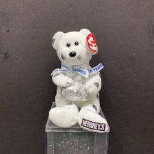 Load image into Gallery viewer, Kisses the Bear Hershey&#39;s Kiss Bear Beanie Baby w/Display Case
