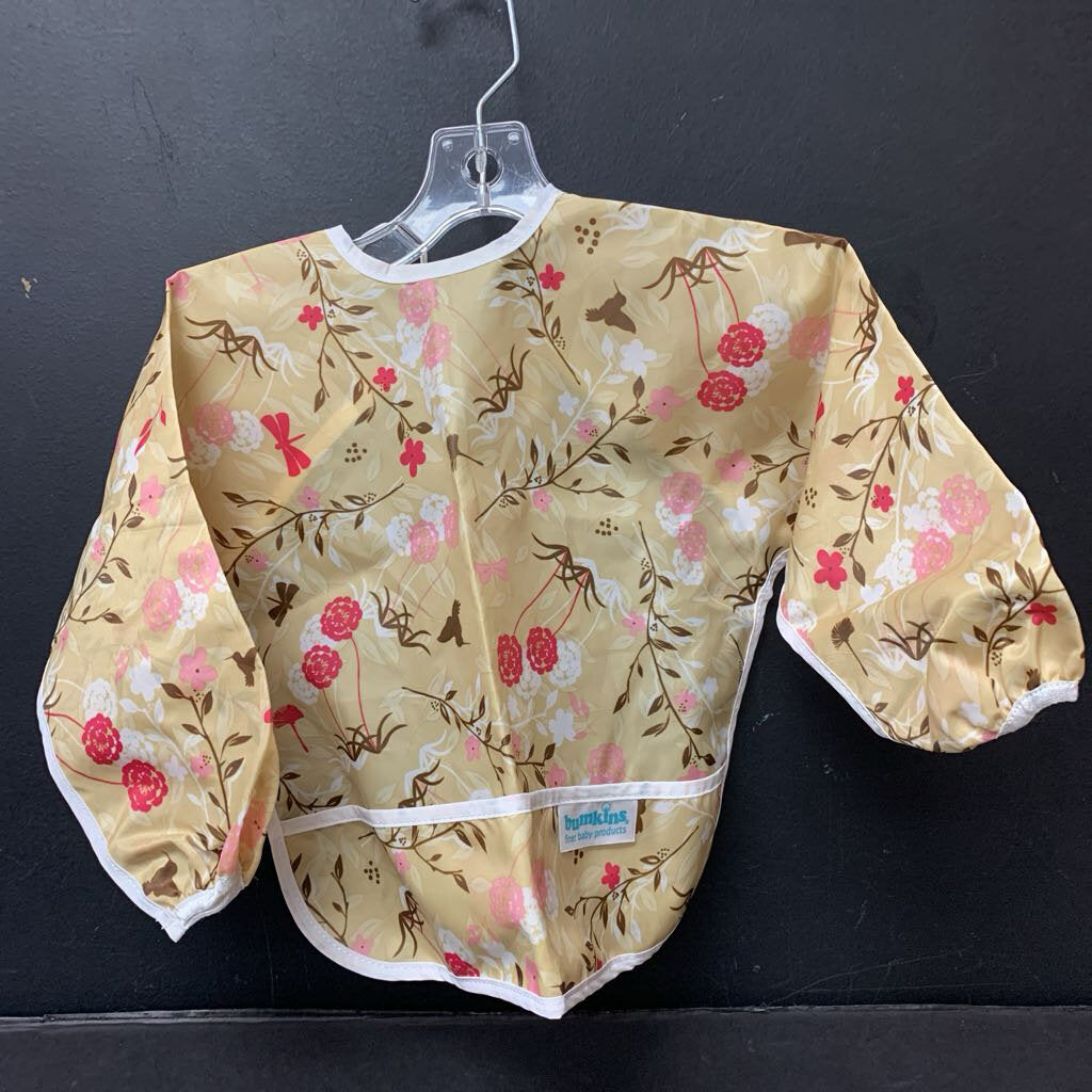 Flower Sleeved Bib