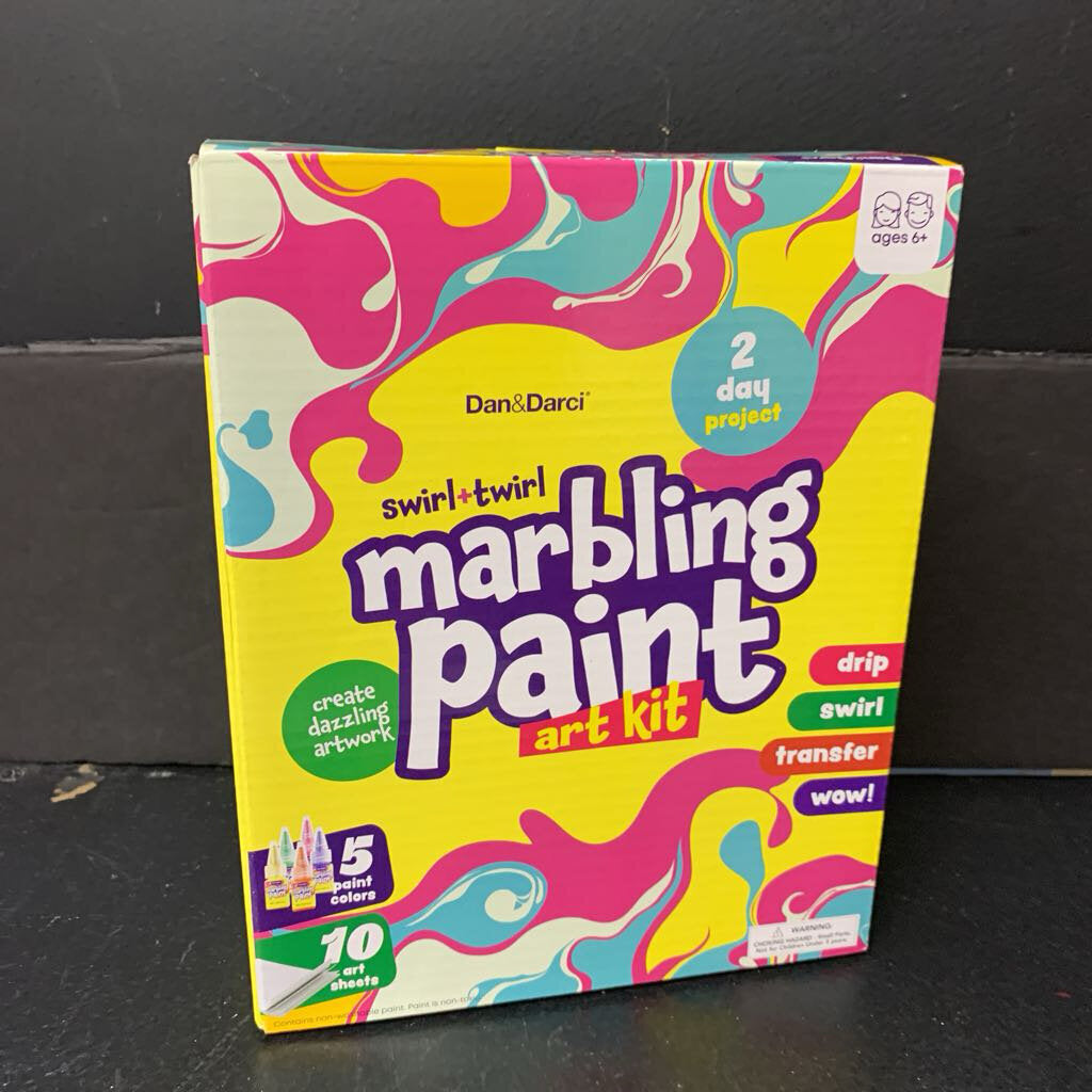 Swirl & Twirl Marbling Paint Kit (NEW) (Dan & Darci)