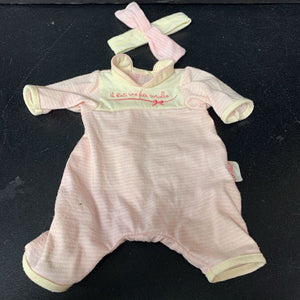 Striped 2pc Outfit for 15" Baby Doll