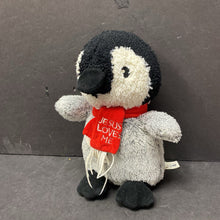 Load image into Gallery viewer, &quot;Jesus Loves Me&quot; Penguin Plush
