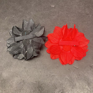 2pk Flower Hairbow Clips