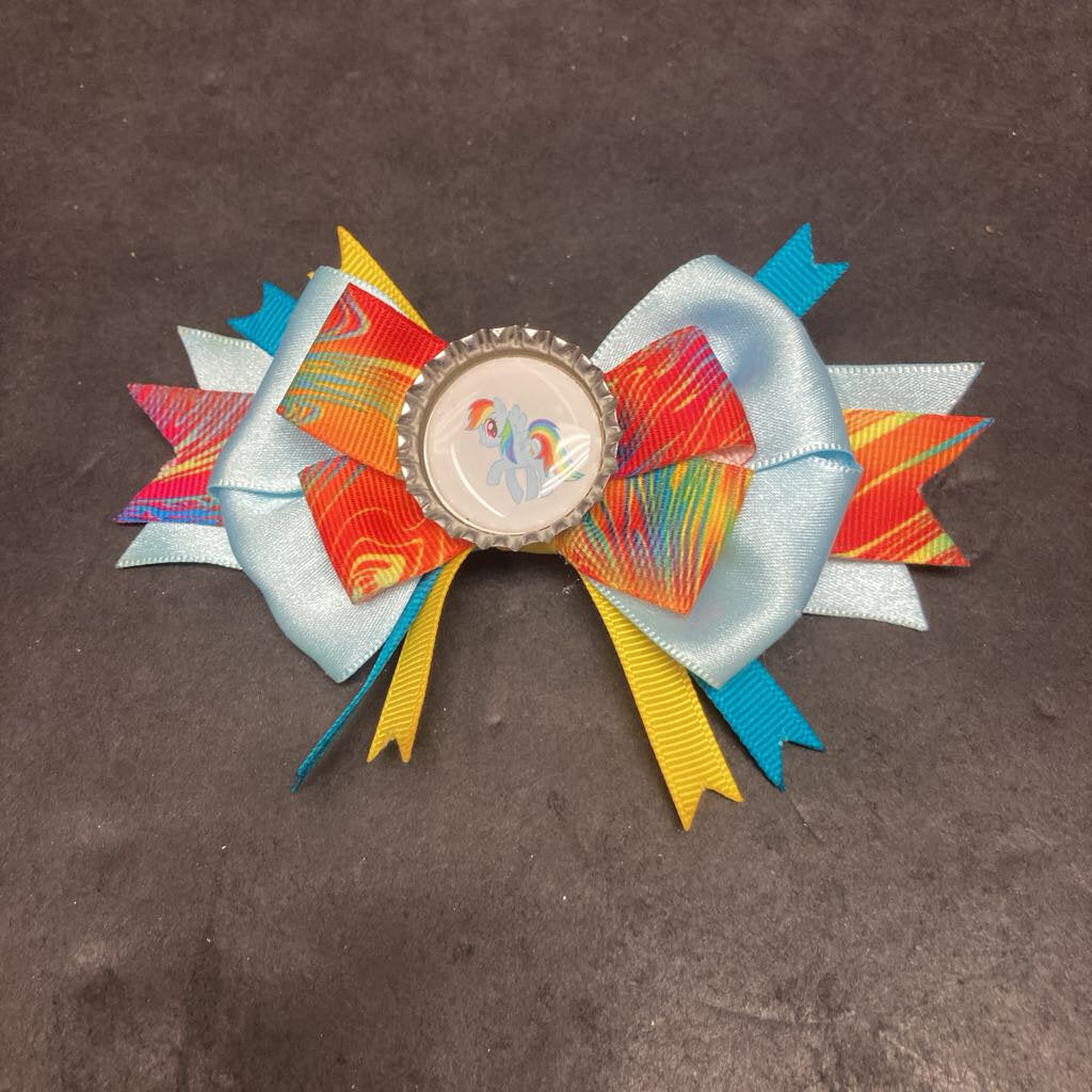 Rainbow Dash Hairbow Clip