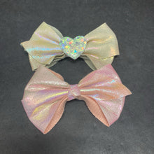 Load image into Gallery viewer, 2pk Sparkly Hairbow Clips
