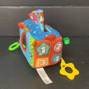 Tissue Box Sensory Rattle Toy