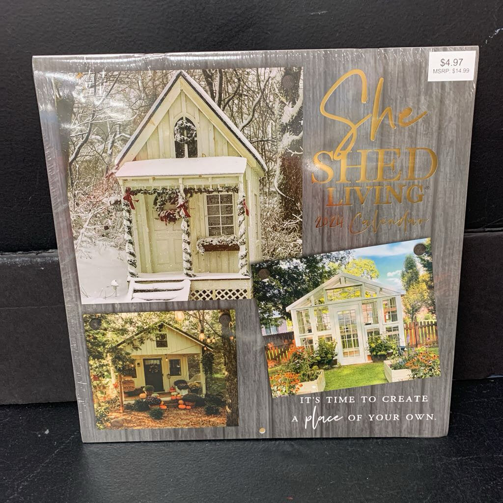 She Shed Living 2024 Calendar (NEW)