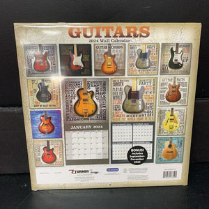 Guitars 2024 Calendar (NEW)