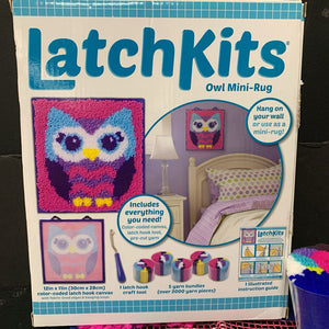 Latch Kits Owl Mini-Rug Kit