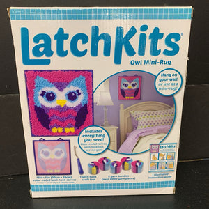 Latch Kits Owl Mini-Rug Kit