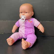 Load image into Gallery viewer, Baby Doll in Striped Outfit w/Pacifier
