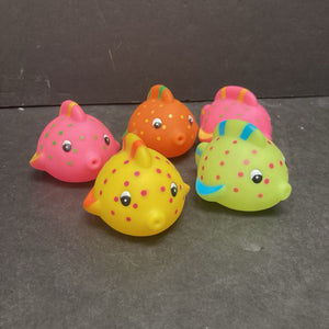 5pk Fish Bath Toys