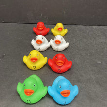 Load image into Gallery viewer, 8pk Rubber Duck Bath Toys
