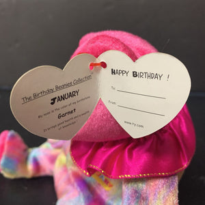January the Birthday Bear Beanie Baby