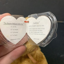 Load image into Gallery viewer, Cashew the Bear Beanie Baby
