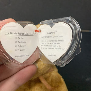 Cashew the Bear Beanie Baby