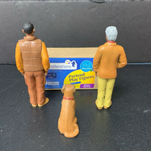 Load image into Gallery viewer, 3pk Pretend Play Figures African American Dolls (Excellerations)
