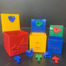 Load image into Gallery viewer, Nesting Shape Sorter w/Shapes
