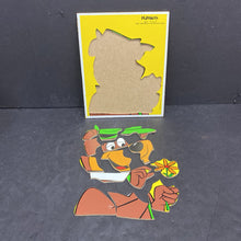Load image into Gallery viewer, 14pc Wooden Yogi- Better than the Average Bear Puzzle 1980 Vintage Collectible
