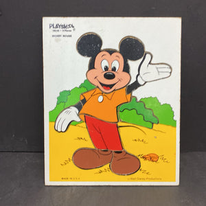 8pc Wooden Mickey Mouse Puzzle
