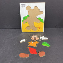Load image into Gallery viewer, 8pc Wooden Mickey Mouse Puzzle
