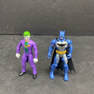 The Joker vs Batman Batcycle Motorcycle w/Figures