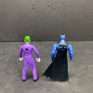 The Joker vs Batman Batcycle Motorcycle w/Figures