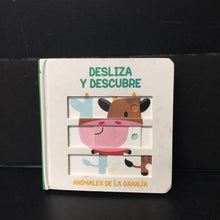 Load image into Gallery viewer, Swipe &amp; Discover: Farm Animals / Desliza y Descubre: Animales De la Granja (In Spanish) -board
