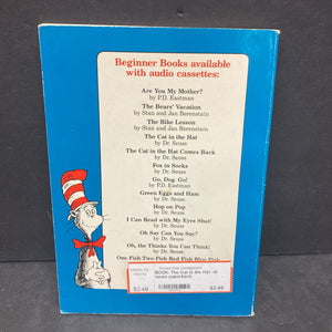 The Cat in the Hat -dr seuss paperback