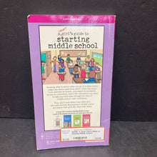 Load image into Gallery viewer, A Smart Girl&#39;s Guide to Starting Middle School (American Girl) (Julie Williams) -paperback

