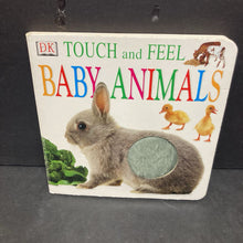 Load image into Gallery viewer, Baby Animals (DK) -touch &amp; feel

