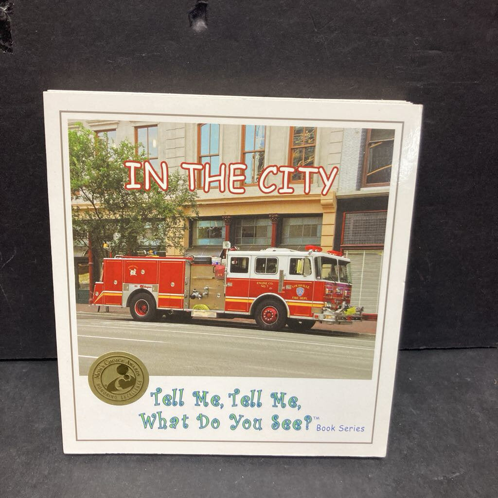 In The City (Tell Me, Tell Me, What Do You See?) (Lauren McNerney Stinnett) -board