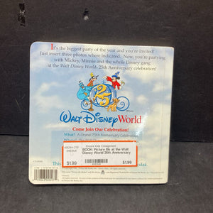 Picture Me at the Walt Disney World 25th Anniversary Celebration -character board