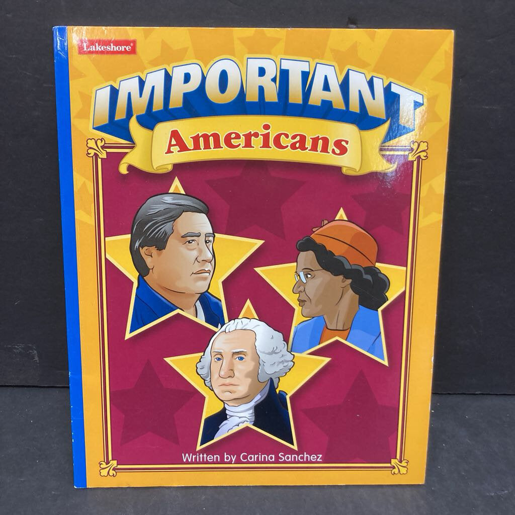 Important Americans (USA) (Notable Person) (Carina Sanchez) -paperback educational
