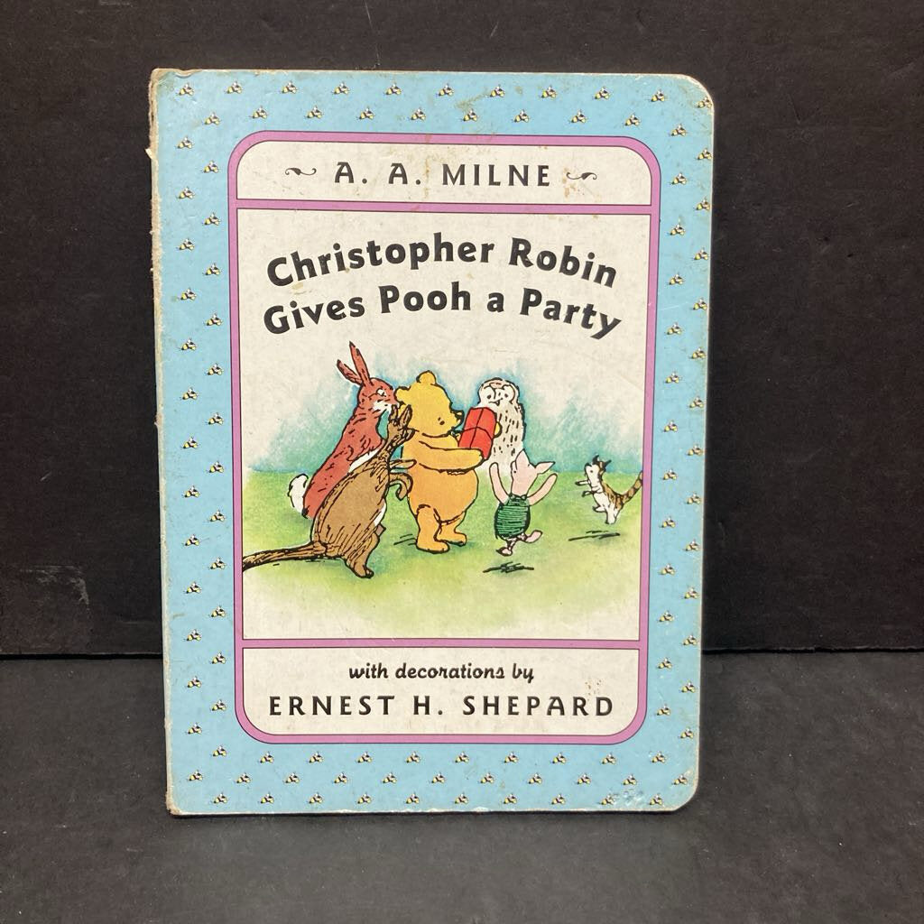 Christopher Robin Gives Pooh a Party (A.A. Milne) (Pooh & Friends) -character board