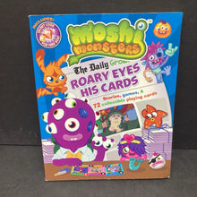 Load image into Gallery viewer, Roary Eyes His Cards: Stories, Games, &amp; 72 Collectible Playing Cards (Moshi Monsters) -paperback character

