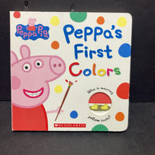Load image into Gallery viewer, Peppa&#39;s First Colors (Peppa Pig) -character board
