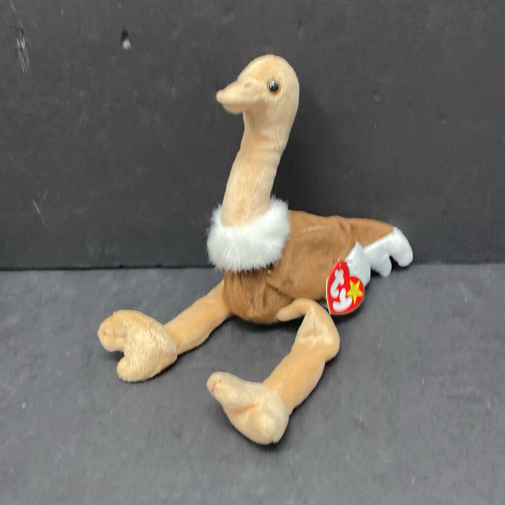 Stretch the Ostrich Beanie Baby