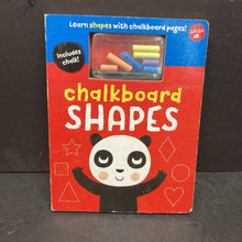 Load image into Gallery viewer, Chalkboard Shapes w/ Chalk (Stephen Barker) -board
